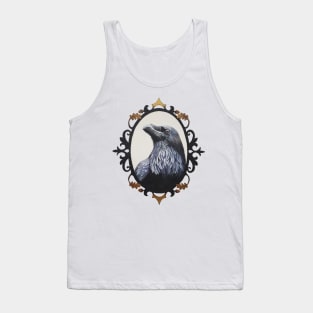 Raven - bird portrait Tank Top